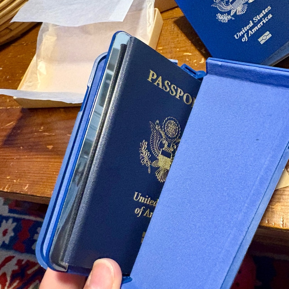 Hard shell Passport Holder by Dash Wallets